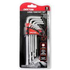 Dekton Extra Long Torx Key Set T10-T50