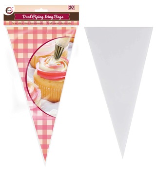 10pce Dual Piping Icing Bags