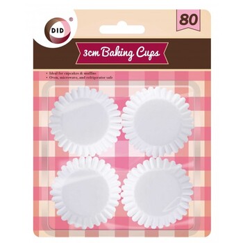 80 Pce 3cm Baking Cups
