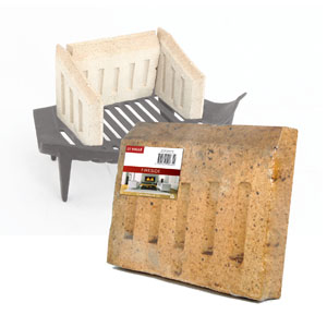 10In Back Brick For 18In Grate