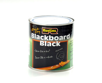 Rustins 250Ml Blackboard Black Paint Quick Drying