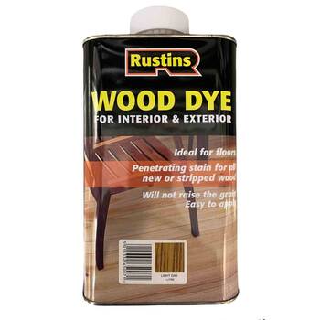 Rustins 1Litre Wood Dye Light Oak