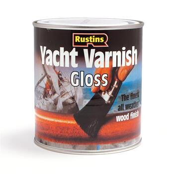 Rustins 250Ml Yacht Varnish Exterior Clear Gloss