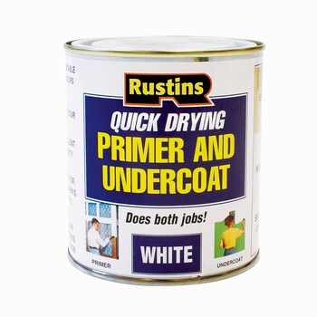 Rustins 500Ml White Primer&Undercoat Q/D