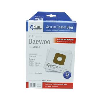 Microfibre Vacuum Bags Daewoo Rc3 Pack 5