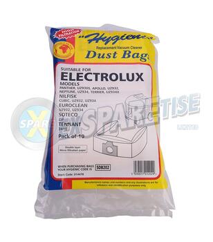 Paper Vacuum Bags Nilfisk Advance Uz930 Pack 5