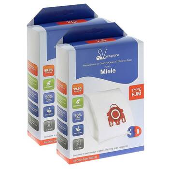 Miele Fjm Vac Bags X5 + 2 Filters