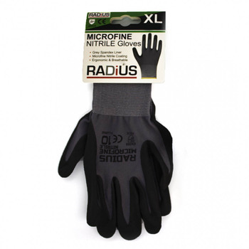 Radius Microfine Nitrile Gloves Size 8 Medium