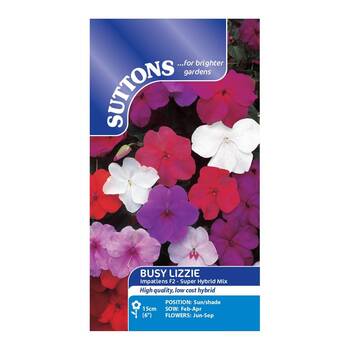 Suttons Busy Lizzie Value Hybrids Impatiens
