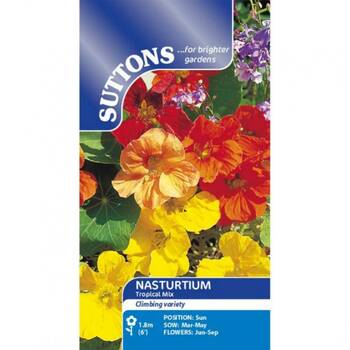 Suttons Nasturtium Tropical Mix