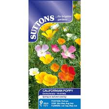 Suttons Californian Poppy Vivid Mix