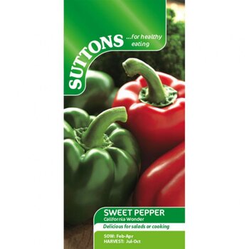 Suttons Sweet Pepper California Wonder