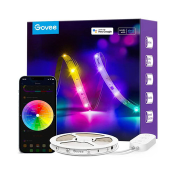 Govee RGBIC Wi-Fi + Bluetooth LED Strip Lights 5m H618A