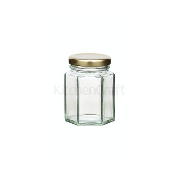 Home Made 110Ml Hexagonal Jar With Twist-Off Lid