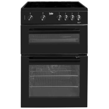 Beko 60Cm Electric Twin Cavity Oven Black