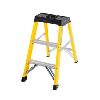 3Ft Yellow Fibre Step Ladder