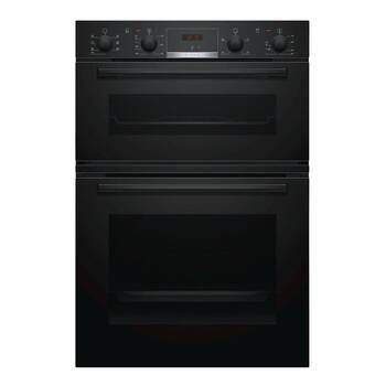 Bosch Serie 4 Double Oven Black