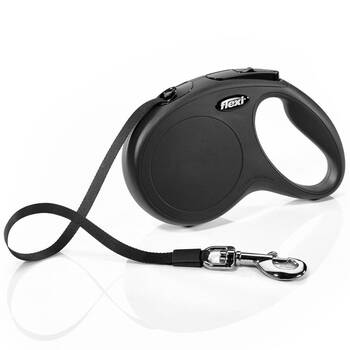 Flexi Classic Xs Black Cord Lead 3M
