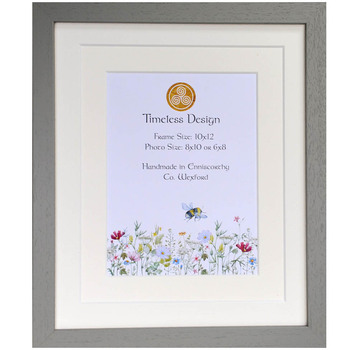 Cara Wood Frame Grey 10 X 12