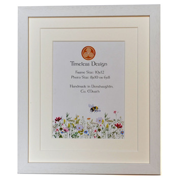 Cara Wood Frame White 10 X 12