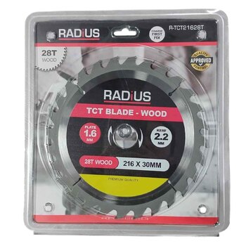 Radius Tct Blade 216mm X 30mm X 28t - Wood
