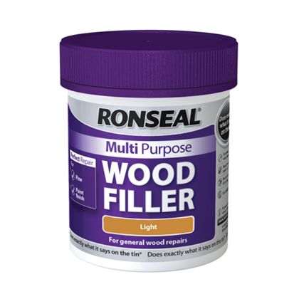 Ronseal 465Gm Light Tub Wood Filler