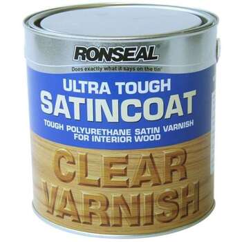 Ronseal 2.5Lt Satincoat Clear Varnish Solvent