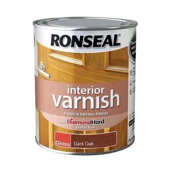 Ronseal Diamond Hard Floor Varnish Dark Oak 2.5Lt