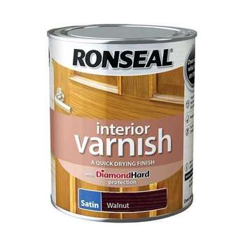 Ronseal Diamond Hard Floor Varnish Walnut 2.5Lt