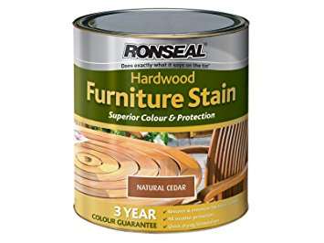 Ronseal 750Ml Hardwood Furniture Stain Nat Cedar