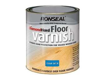 Ronseal Diamond Hard Mellow Satin Floor Varnish 2.5L