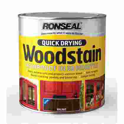 Ronseal Smoked Walnut Quick Drying Woodstain 2.5Lt