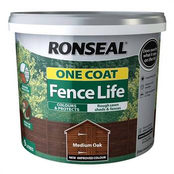 Ronseal One Coat Fencelife Medium Oak 5Lt