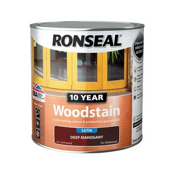 Ronseal 10Y Woodstain Deep Mahogany 2.5L