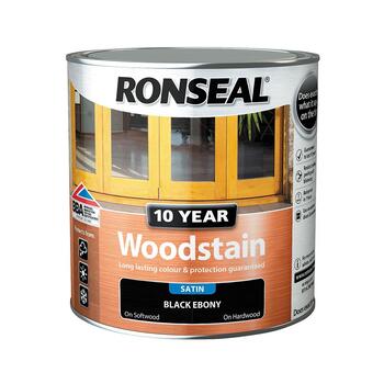 Ronseal 10Y Woodstain Ebony 2.5L