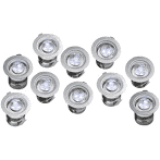 Vita 3.6W Led Circular Kit With 10 Fittings, Ip68, Blue Leds