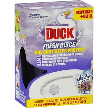 Toilet Duck Discs Lavender Unit