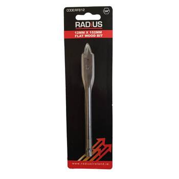 Radius 12mm X 152mm Flat Wood Bit