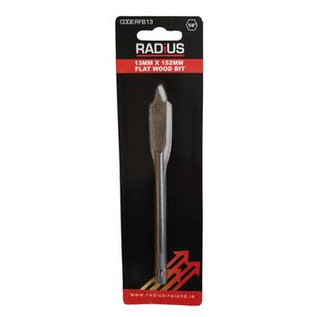 Radius 13mm X 152mm Flat Wood Bit