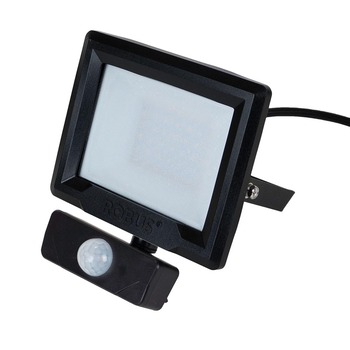 Robus Hilume 10W Led Flood Light Pir Ip65 3000K