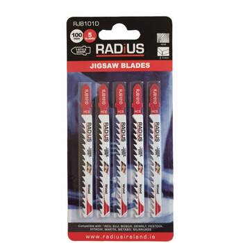 Radius 101D 100mm 6Tpi Jigsaw Blades