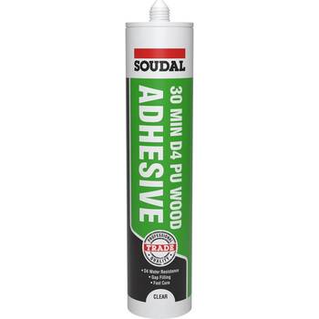Soudal 30 Minute D4 Wood Adhesive Gel 290Ml