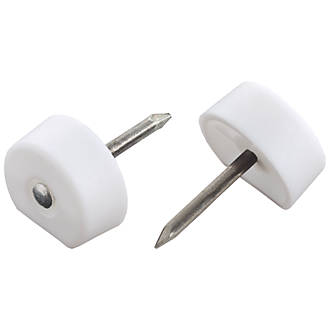 Sasta Shelf Studs White (Pack Of 20)