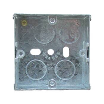1 Gang Metal Socket Box Sasta Prepack