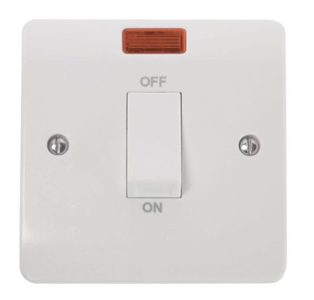 Single Cooker Switch 45 Amp Sasta Prepack