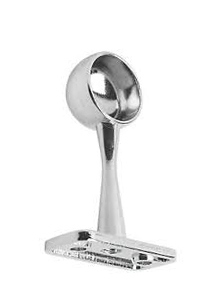 Chrome Wardrobe Rail End Hanging Brkt 19mm Pk Of 2