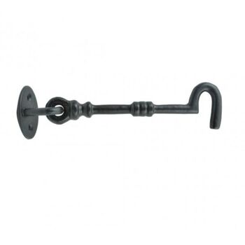 Sasta 6In Black Cast Cabin Hook