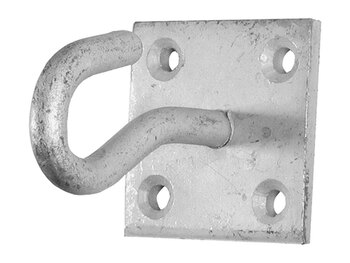 Sasta Galvanised Staple Ring On Plate