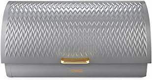 Empire Roll Top Bread Bin Grey