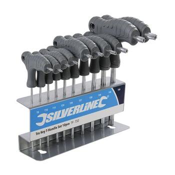 Silverline T -handle Torx Set T9-t50